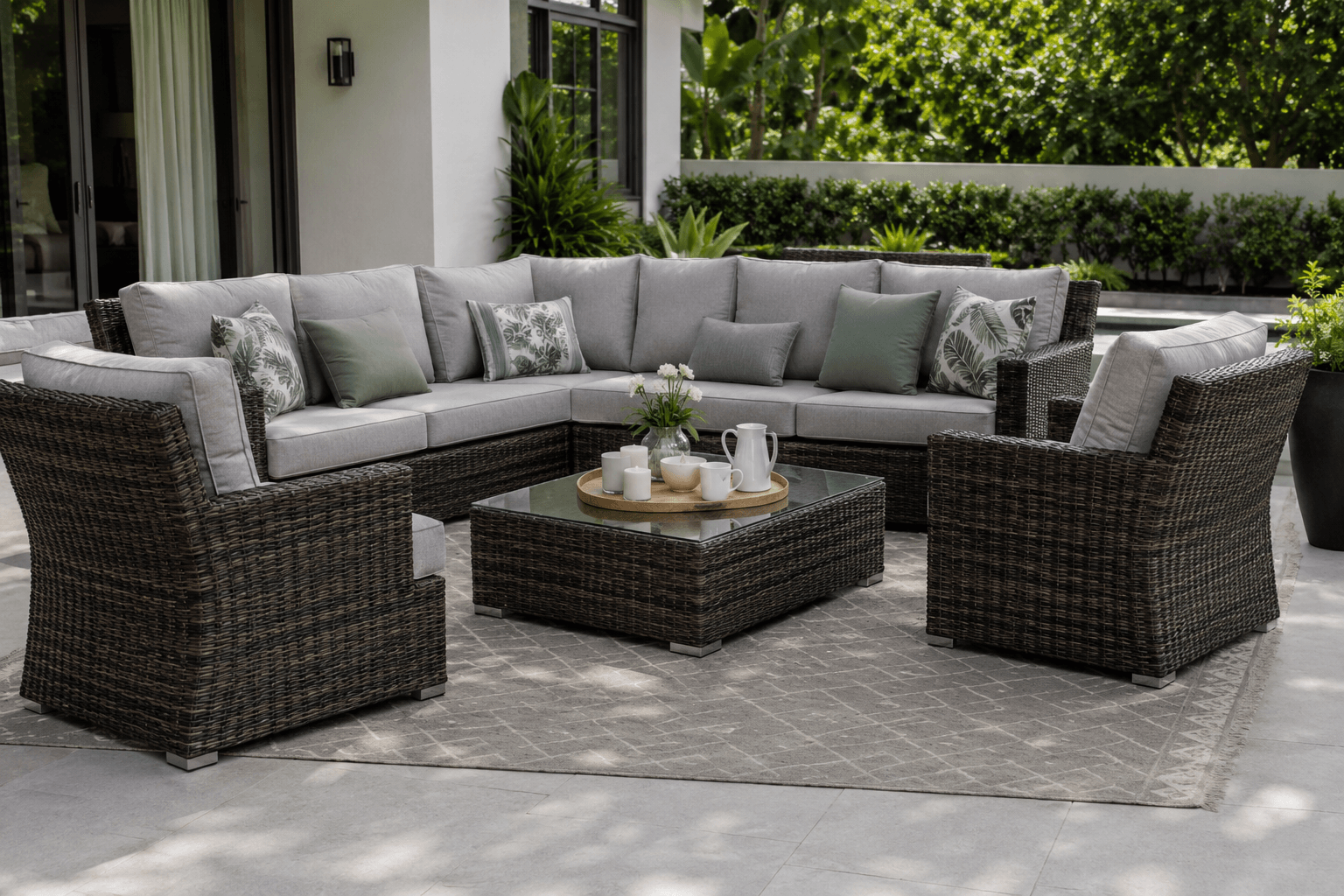 Rattan Outdoor Sofa Champions Furniture