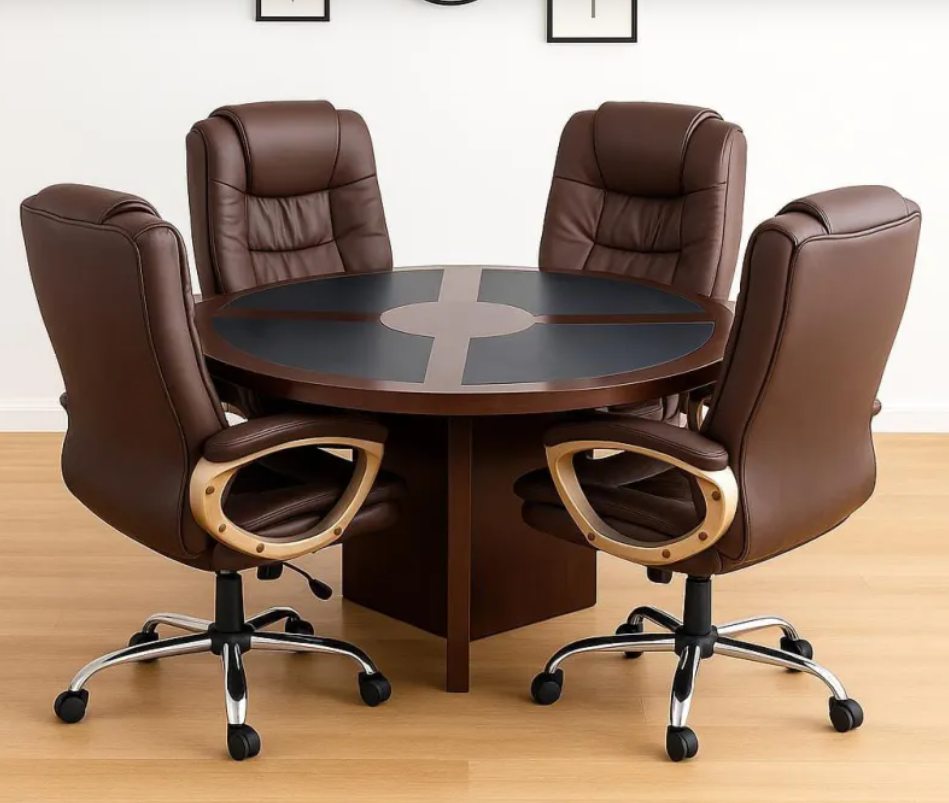 Round Office Meeting Table - Image 2