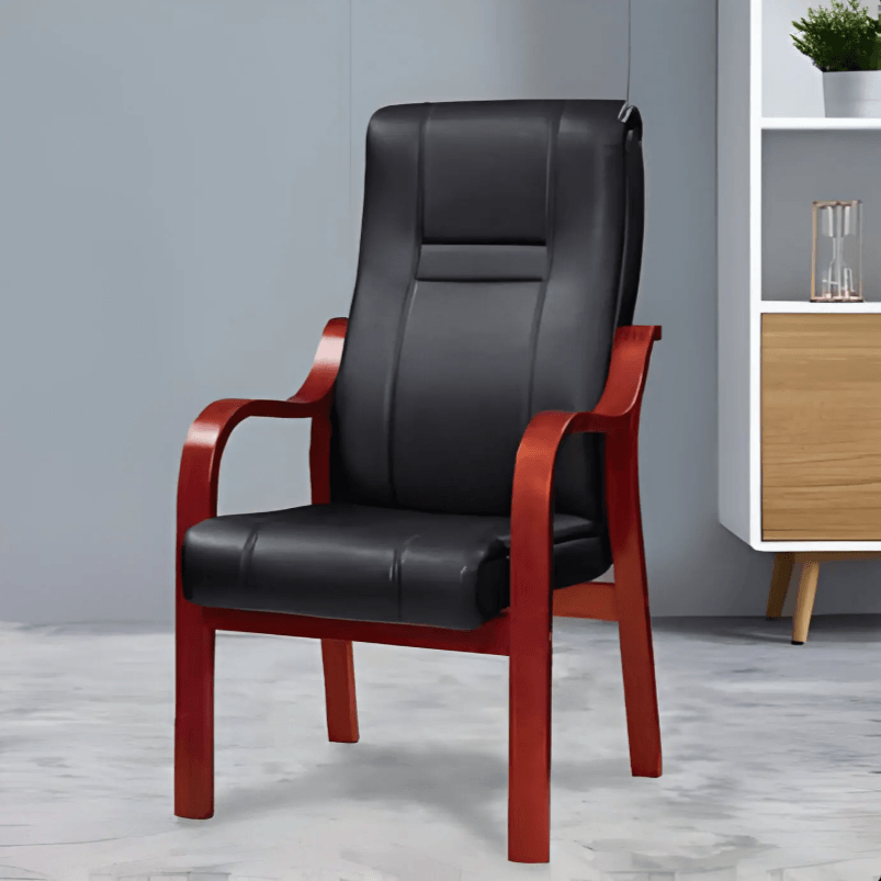 Leather Visitor Chair for Office Reception - Image 2