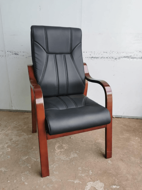 Leather Visitor Chair for Office Reception - Image 3