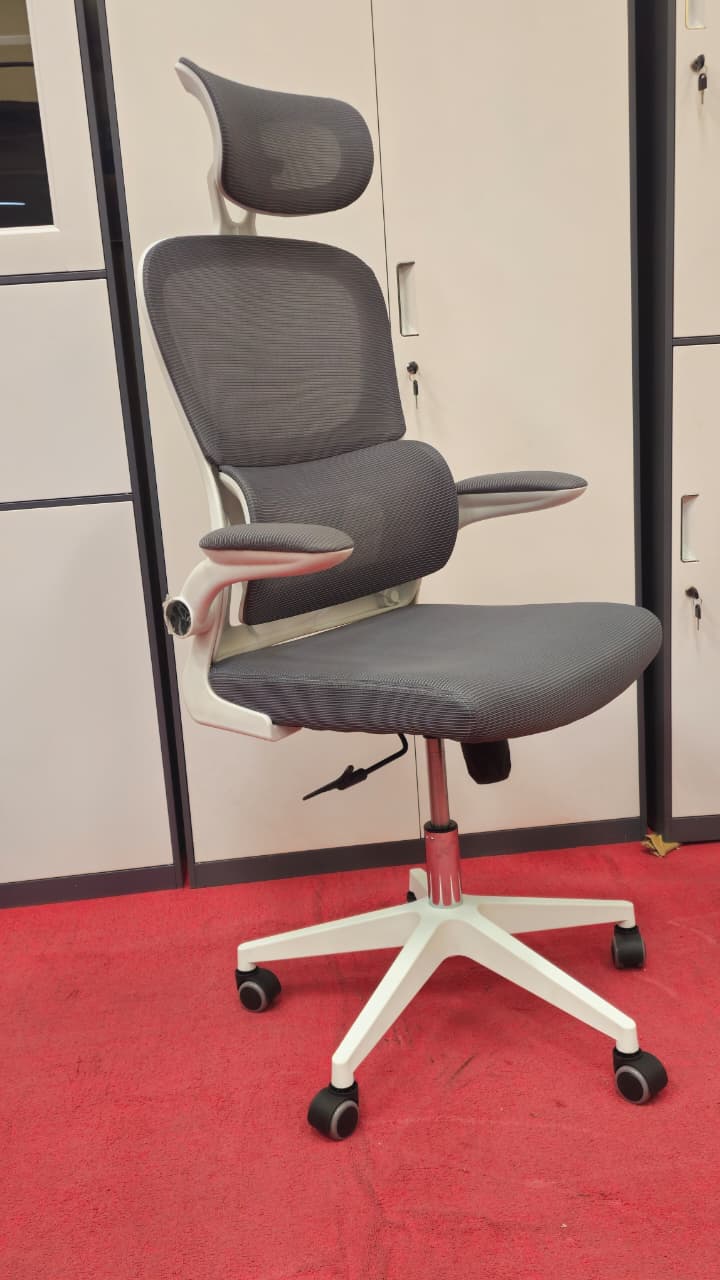 Grey Ergonomic Chair - Image 3